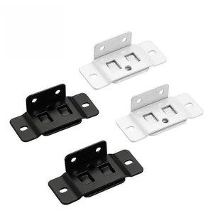 Với Ốc Vít Khóa Sắt Hai Trong Một Mã Góc Laminate Hỗ Trợ Tủ Gia Cố Mã Góc Loại Khóa Gỗ Phần Cứng Buộc