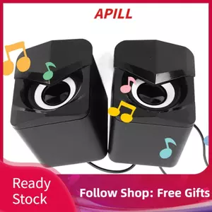 Apill Loa Máy Tính USB Để Bàn Laptop Loa Siêu Trầm Cho Gia Đình 2 Chiếc Di Động Có Dây Văn Phòng