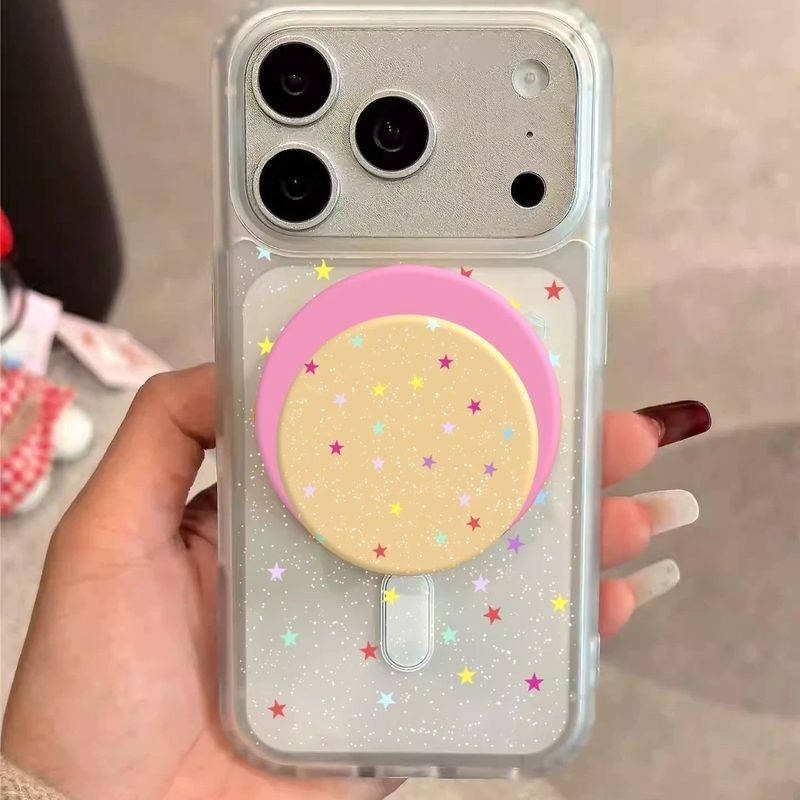Ốp điện thoại hình ngôi sao đầy màu sắc đơn giản Apple 17promax16pro Vỏ bảo vệ iPhone15 / 14 / 13 / 12
