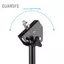 Guansfs Trống Đệm Đế Kim Loại 8mm Vít Cổng Kết Nối 46cm-79cm Có Thể Điều Chỉnh Chiều Cao cho 8-10 inch Luyện Tập có Túi Đựng