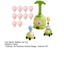 < Pluscloth > Đồ chơi ô tô bóng bay chạy bằng không khí có bơm thủ công Máy phóng con vịt khủng long hoạt hình 2 trong 1 cho trẻ mới biết đi Xe bé trai bé gái Quà tặng giáo dục vui nhộn cho trẻ mới biết đi Xe bóng bay đến
