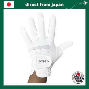 TOBIEMON Microfiber Golf Gloves for Left Hand - White (Various Sizes)