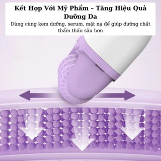 Con Lăn Đá Massage Mặt Mini 2 Đầu Làm Mát, Dụng Cụ Massage Giảm Sưng, Se Khít Lỗ Chân Lông Đa Năng