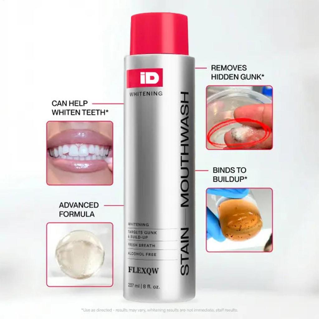 Nước súc miệng du lịch 237ml Nước làm sáng hơi thở tự nhiên Tăng cường nước súc miệng Men ewoekvn