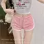 Quần Short thể thao thông thường màu đen mùa hè Hot Girl Quần Short siêu ngắn Hot