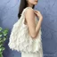 Túi vải tua rua phong cách Hàn Quốc Áo Vest ba chiều phong cách lười biếng nữ Niche Art Một vai