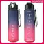 JASMINE 800ml / 28oz Bình Nước Thể Thao Dung Tích Lớn Chống Rò Rỉ Cốc Nhựa Nhiều Màu Sắc Uống Ngoài Trời Du Lịch Di Động Tập Gym Thể Dục Bình JASMINE