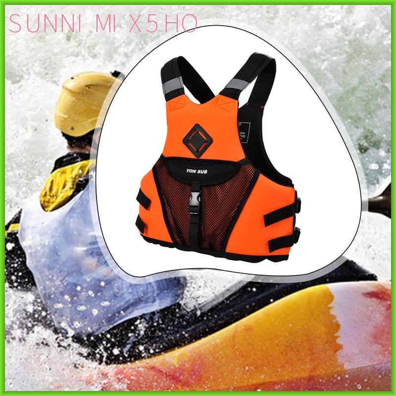 Áo phao cho người lớn Áo khoác an toàn phản quang có lưới bỏ túi Công viên nước chèo thuyền Kayak Phụ kiện