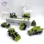 HFTOY 6 Cái / bộ Đồ Chơi Giáo Dục Hợp Kim Nhựa Kỹ Thuật Tru Xe Mô Hình Xây Dựng Xe Máy Xúc Máy Xúc Cho Trẻ Em Quà Tặng ~