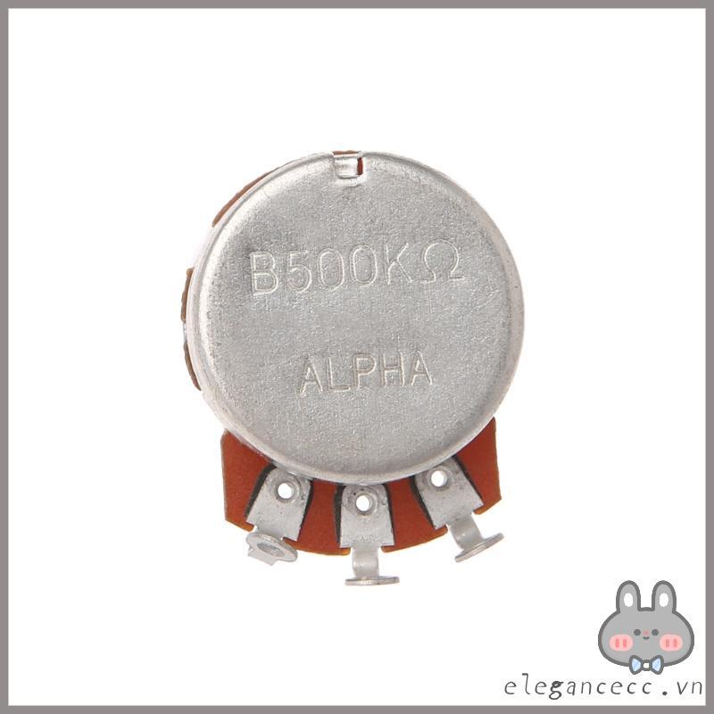 ELEGA B500K Potentiometer Splined Đàn Guitar Điện Hiệu Ứng Bass Amp Tone Âm Phần