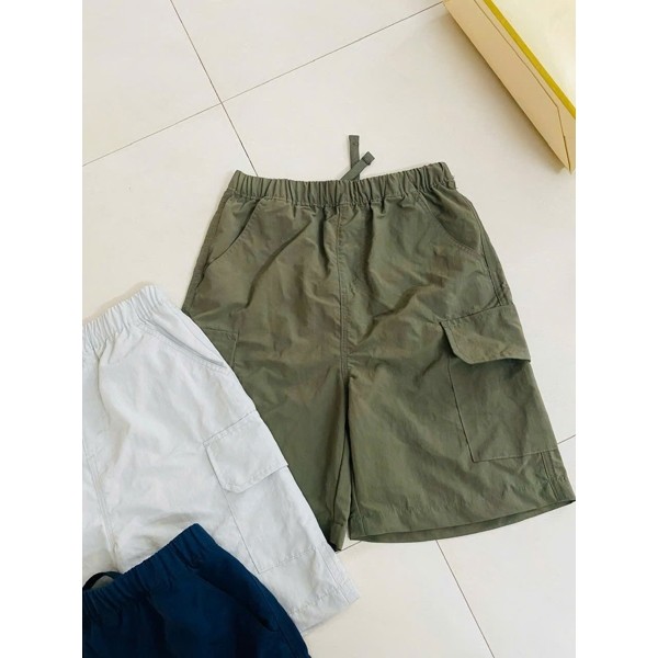 Quần Short Trẻ Em Túi Hộp - Mềm, Mát, Lên Form Cực Chất Bé Mặc Đi Học Đi Chơi Đều Đẹp