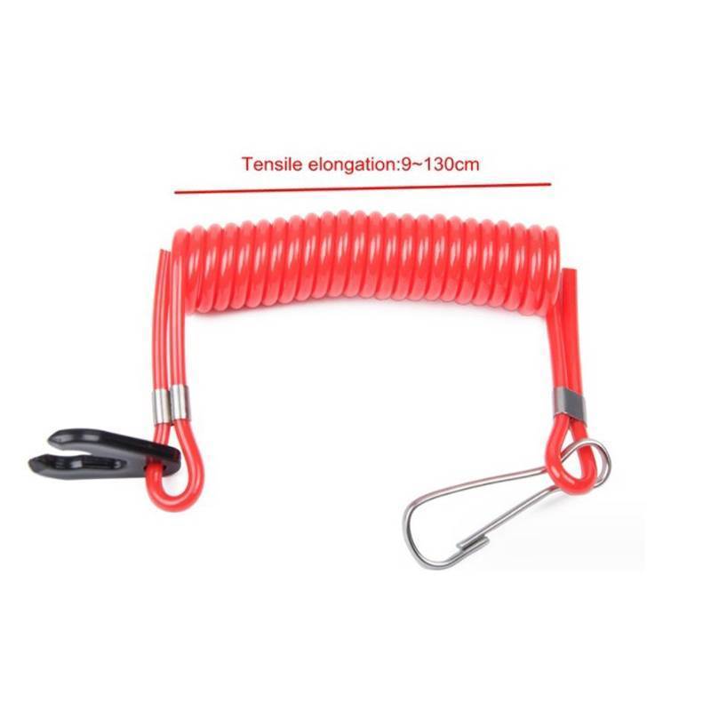 Alittlesetrtu Marine Công tắc dừng động cơ phía ngoài có dây chìa khóa cho Jet Ski 2-425hp VN