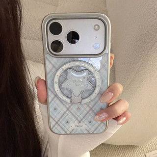 [Sheren] Ốp Điện Thoại Xanh Hàn Quốc Thích Hợp Cho i17 16 15 14 13 12 11 pro max Vỏ Bảo Vệ Chống Sốc