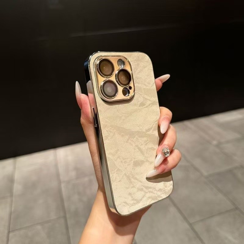 Dành Cho iPhone 13 Flannel Họa Tiết Núi Tuyết 17 / 16pro Ốp Điện Thoại Có Ống Kính Phim 15pm Da Phong Cách Mới 14promax Bao Gồm Tất Cả Vỏ Chống Sốc