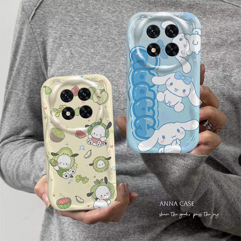 Ốp Lưng Cho Redmi Note 14 Pro 4G 5G POCO X7 Phim Hoạt Hình Kem Sanrio Cặp Đôi Mềm TPU 3D Sóng Silicon Vỏ Điện Thoại