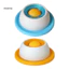 Hộp đựng thức ăn dạng lỏng cho thú cưng Lick Bowl dành cho chó Mèo – Thức ăn chậm chống trượt có bóng xoay Đồ chơi làm giàu sức khỏe tiêu hóa Liếm Đồ chơi giữ thức ăn ổn định cho thú cưng