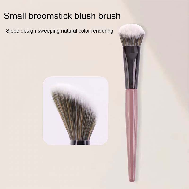 【Roshy】🍧Chổi Nhỏ Blush Bàn Chải xiên Đầu Đường Viền Bàn Chải Dụng Cụ Trang Điểm Mềm Lông Blush Bàn Chải