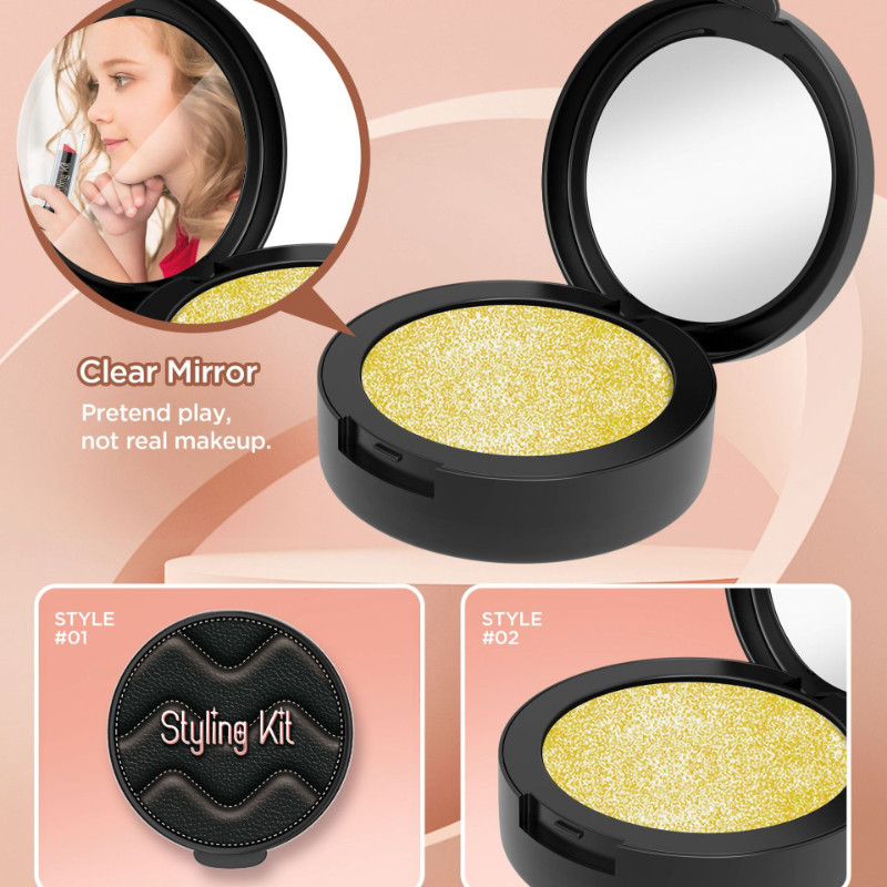 【SKISOPGO】Bộ Đồ Chơi Mô Phỏng Trang Điểm, SMake Up Giả Không Có Màu Đồ Chơi Sáng Tạo Cho Bé, Thúc Đẩy Sáng Tạo Cho Bé