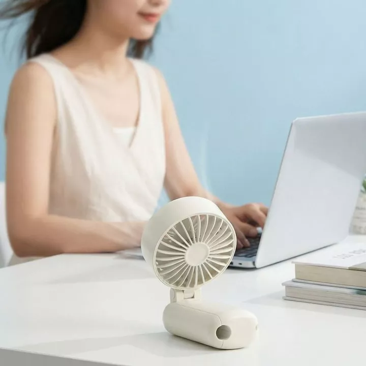 Quạt Gấp GIỚI HẠN INDEX, Quạt Im Lặng Hoạt Động Im Lặng Quạt Cầm Tay Di Động, Quạt Mini Thiết Kế Di Động 3 Tốc Độ Có Thể Điều Chỉnh USB Sạc Quạt Để Bà – 5