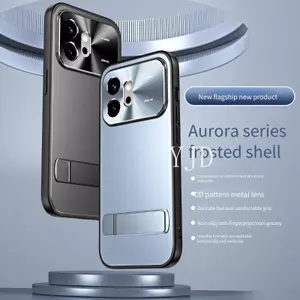Ốp Lưng Cho Honor 600 Pro Ngang Dọc Chân Đế Kim Loại Mờ Mặt Sau Chống Rơi Vỏ Điện Thoại