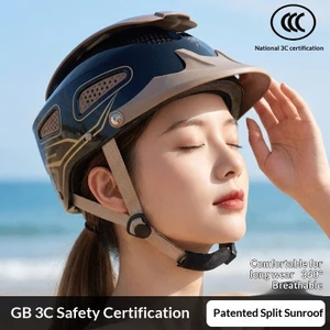 QMP Junhaolong 3C Được Chứng Nhận Xe Điện Mũ Bảo Hiểm Mùa Hè Chống Nắng Unisex Đa Năng Mũ Bảo Hiểm Xe Máy Điện Bốn Mùa Hal