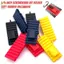 ROLY 1 Cái Dụng Cụ Sắp Xếp Cao Su, Giá Đỡ Mũi Tua Vít Mềm Lục Giác 1 / 4 Inch, 22 Lỗ Tua Vít Đầu Khoan Mũi Đứng Dụng Cụ Điện