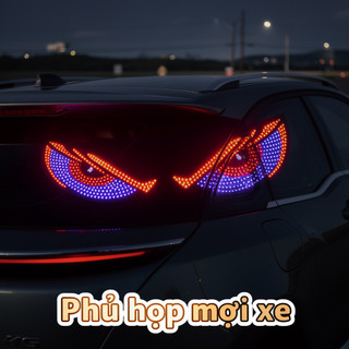 Đèn LED xe tải Devil Eyes chạy bằng USB Đa chế độ chống nước cho ô tô lái xe ban đêm SUV Xe