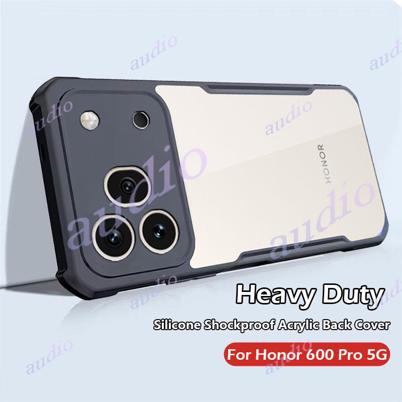HONOR 600 Pro 5G Chống Rơi Giáp Trong Suốt Acrylic Chống Sốc Ống Kính Camera Bảo Vệ Dành Cho Honor 600 Pro Honor600 Pro 5G 2026 Ốp Điện Thoại TPU Mềm Cho Honor 600Pro Honor600Pro 5G