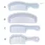SUIT 4 kiểu lược Khuôn silicon Dụng cụ sản xuất nhựa Epoxy có thể được sử dụng để làm
