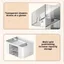 Dụng cụ sắp xếp bàn GETVOW, Hộp lưu trữ văn phòng phẩm bằng nhựa dung tích lớn, Đa chức năng bền bỉ có ngăn kéo Hộp đựng bút Mỹ phẩm