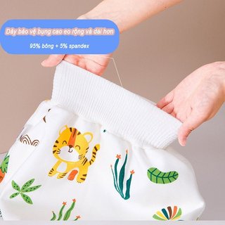 Tã Cotton chống thấm nước cho bé thoáng khí có thể tái sử dụng Quần ngủ chống rò rỉ cho trẻ sơ sinh