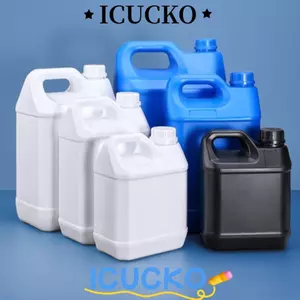 Xô HDPE ICUCKO, Dung Tích Lớn 1 / 2 / 3 / 4 / 5 / 6 / 10L Bình Kín Hơi Nhựa, Đa Năng Có Nắp Bảo Quản Kín Cấp Thực Phẩm Vệ Sinh