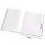 FAVORITEGOODS Nail Art Piece Storage Book, 40 / 80 Slots Solid Transparent Sticker Storage Book, Album Trống Dung Tích Lớn Thiết Kế Trang Trống Sách Album Đơn Giản