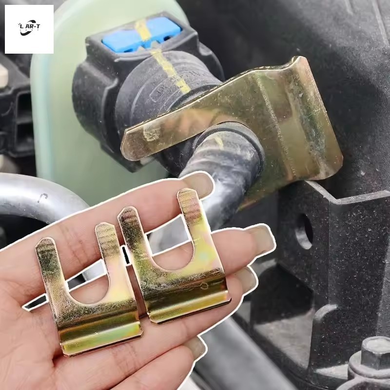 Bộ giá đỡ ống phanh đa năng 8 chiếc - Kẹp kim loại để giữ ống nhiên liệu ô tô
