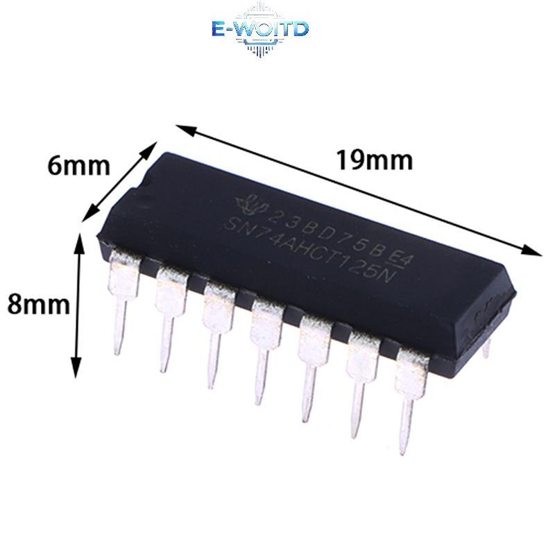 E-WOITD 5 cái / lốc SN74AHCT125N 74AHCT125 74AHCT125N Chip Logic DIP-14 E-WOITD