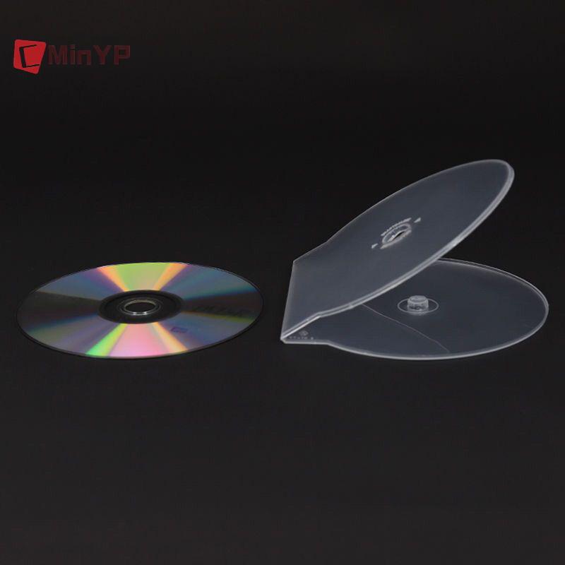 CMinYP 1 / 3 Chiếc Nhựa Trong Suốt Đơn Mảnh Đĩa Tròn Hộp CD CD Thiên Tính CD DVD Hộp Đĩa Đĩa Hộp Bảo Quản Vinh Quang