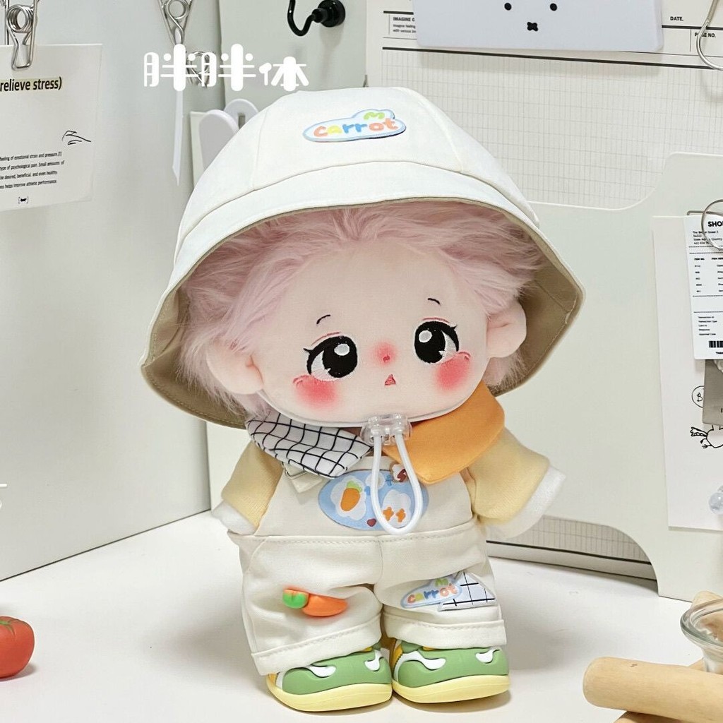 20cm cm ❈ Quần áo trẻ em Búp bê bông Búp bê búp bê siêu dễ thương Bộ đồ dễ thương Quần áo thay thế Không có thuộc tính 4.27