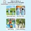 Tweehuj EVA Áo mưa trẻ em dùng một lần Poncho mưa dài một mảnh cho trẻ em Chống thấm nước Nhẹ có mũ trùm đầu cho du lịch ngoài trời Trường học Sử dụng VN