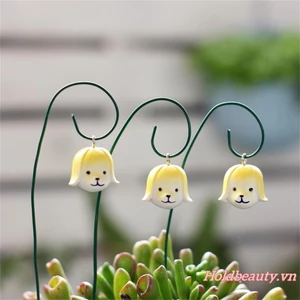 3 cọc vườn cho chó hoa Trang trí chậu hoa sáng tạo Trang trí sân động vật dễ thương