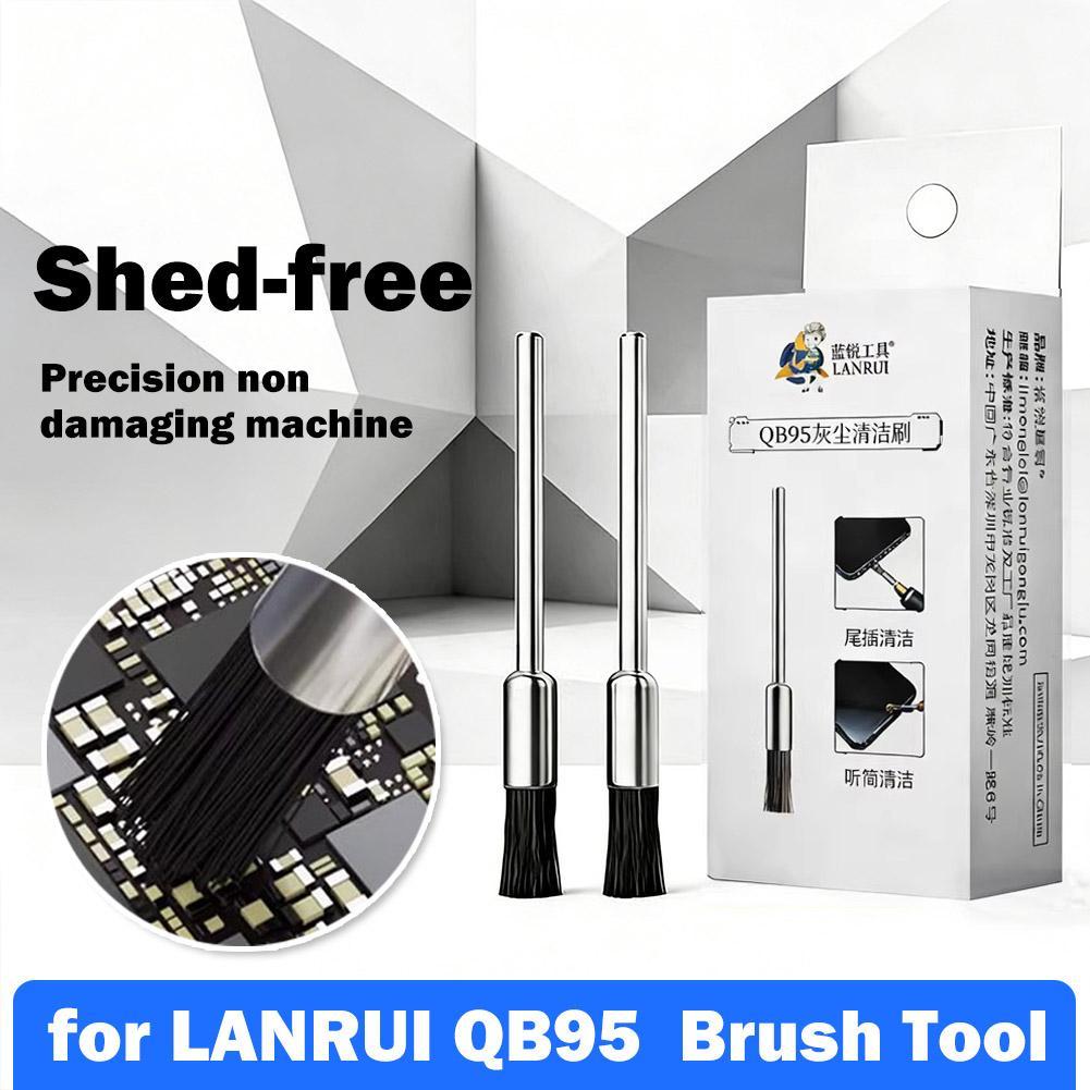 Bàn chải làm sạch bụi Lanrui QB95 10 Cái / túi 2,35mm 3.0mm cho điện thoại di động PCB Bo mạch chủ Chip IC Sửa chữa làm sạch Bộ dụng cụ cầm tay