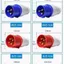 Ổ cắm công nghiệp Ổ cắm hàng không Ổ cắm chống cháy nổ IP44IP67 Ổ cắm chống cháy nổ 220v