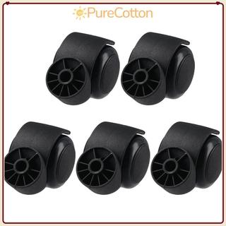 [COD] PURECOTTON0 Bánh nội thất 5 CÁI, Phụ kiện nội thất bánh xe hạng nặng Bánh xe, Con lăn ghế không thân 2 Inch