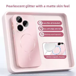 Ốp YJD Cho Huawei Pura 70 Pro 70Pro + Ngọc Trai Lấp Lánh Bột Matte Skin Feel Chống Rơi Vỏ Điện Thoại