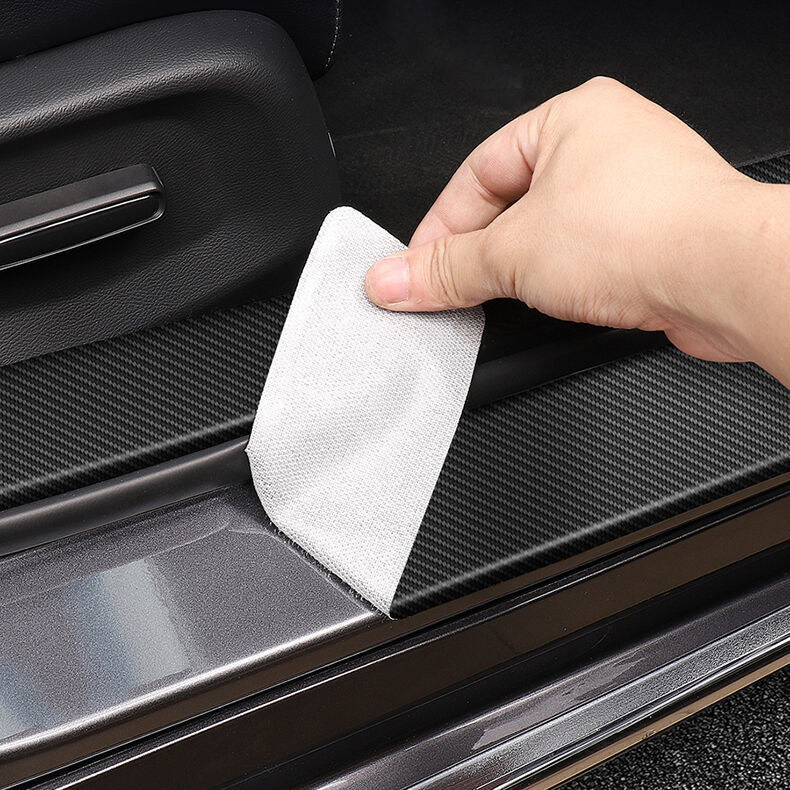8 Chiếc Cửa Ô Tô Sill Dán Cốp Ngưỡng Chống Trầy Xước Đề Can Cho Xe Honda Civic XR-V CR-Z CRV HRV City Accord Legend Jazz VTi Fit Mobilio VEZEL