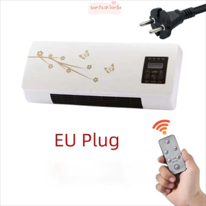 Máy thổi khí ấm áp mát ITRUMPET, Máy thổi khí treo tường điều khiển từ xa có độ ồn thấp, Máy thổi khí treo tường có thể điều chỉnh nhiệt độ kép Uesful Quạt làm mát tiết kiệm năng lượng Phòng ngủ gia đình