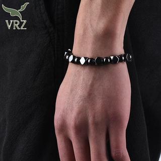 VRZ Từ Hematite Hạt Co Giãn Chăm Sóc Sức Khỏe Vòng Tay Nam Lắc Tay Trang Sức HOT