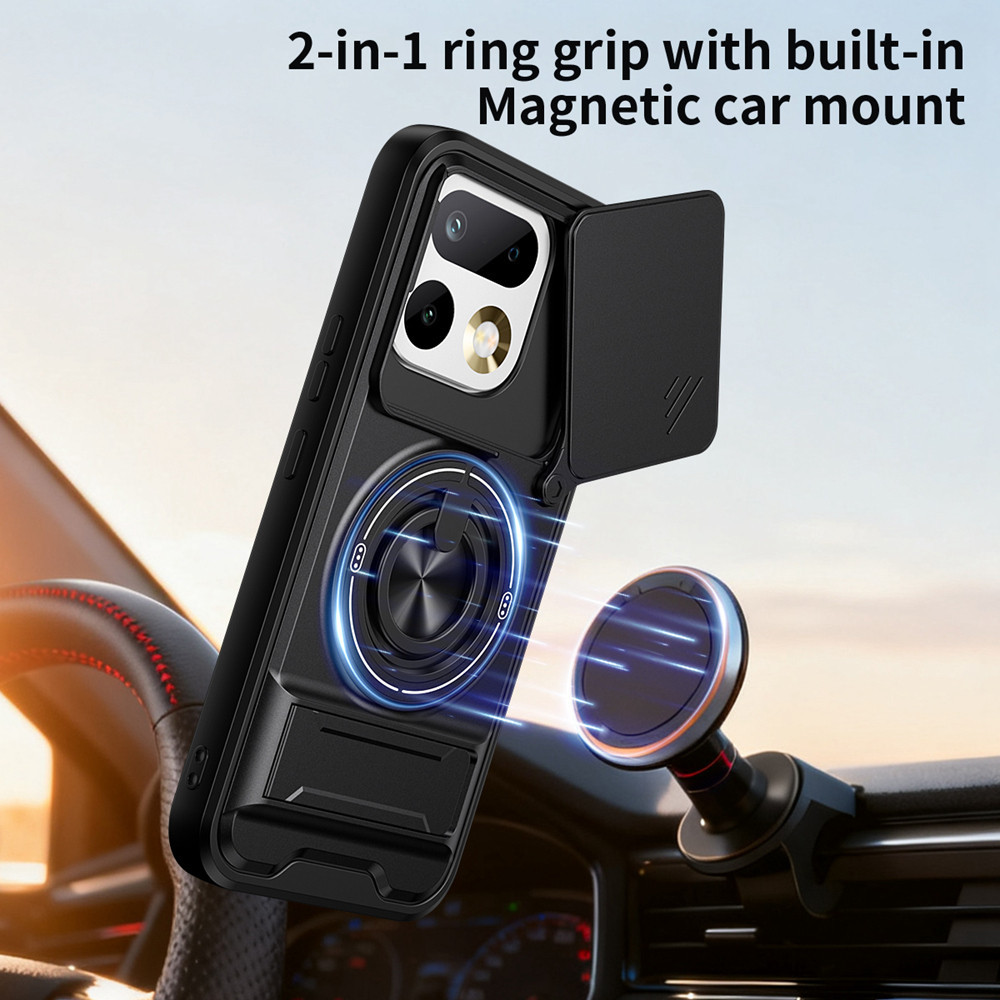 Ốp Điện Thoại Đa Năng Sang Trọng Thích Hợp Cho Realme 16 Pro 5G 15 Pro + 14 13 12 5G Dây 360°Giá đỡ vòng có vỏ máy ảnh Vỏ bảo vệ toàn diện chống sốc