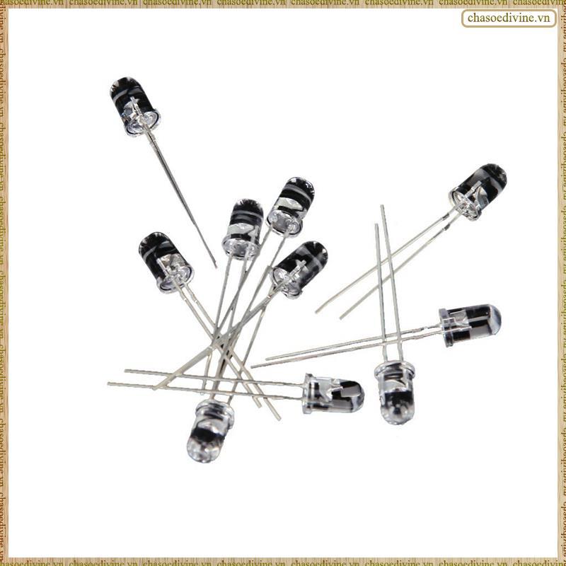 [K O G X] 10 chiếc Diode phát sáng hồng ngoại LED hồng ngoại 5mm IR.