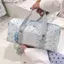 # HB # White Blue Color Star Polka Dot Tote Pencil Case Ins Style Túi đựng bút dễ thương dành cho sinh viên Túi đựng văn phòng phẩm dung tích lớn.