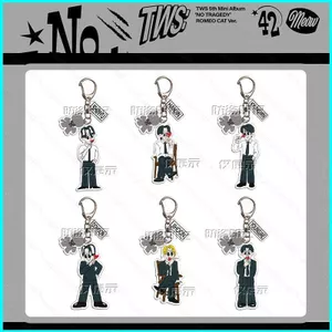 HT2TWS SHINYU Acrylic Móc Khóa 5 Mini Album NO TRAGEDY Túi Mặt Dây Chuyền DOHOON Phụ Kiện Ngôi Sao Ngoại Vi TH2